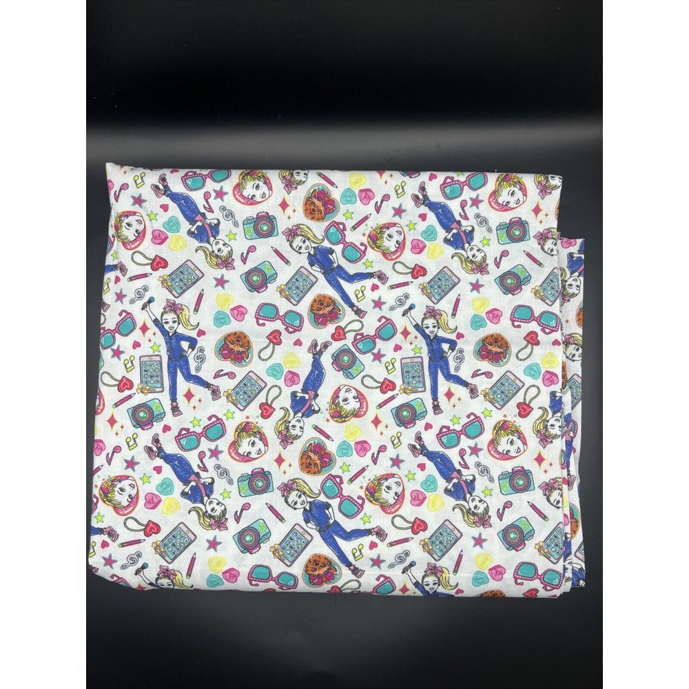 Jojo Siwa Dance Moms Sewing Material Fabric Jojo Tech Toss Girls 2 yards CP73323
